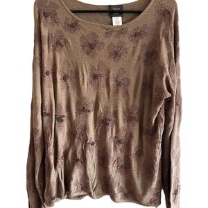 XL‎ Women's Susan LTD Floral Long Sleeve Top -
